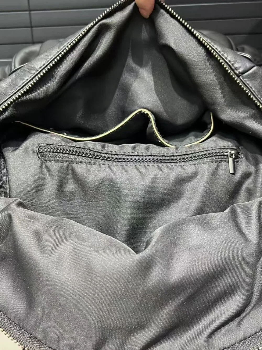 Y2K Grunge Aesthetic Soft Black Vegan Leather Multi Pocket Convertible Backpack